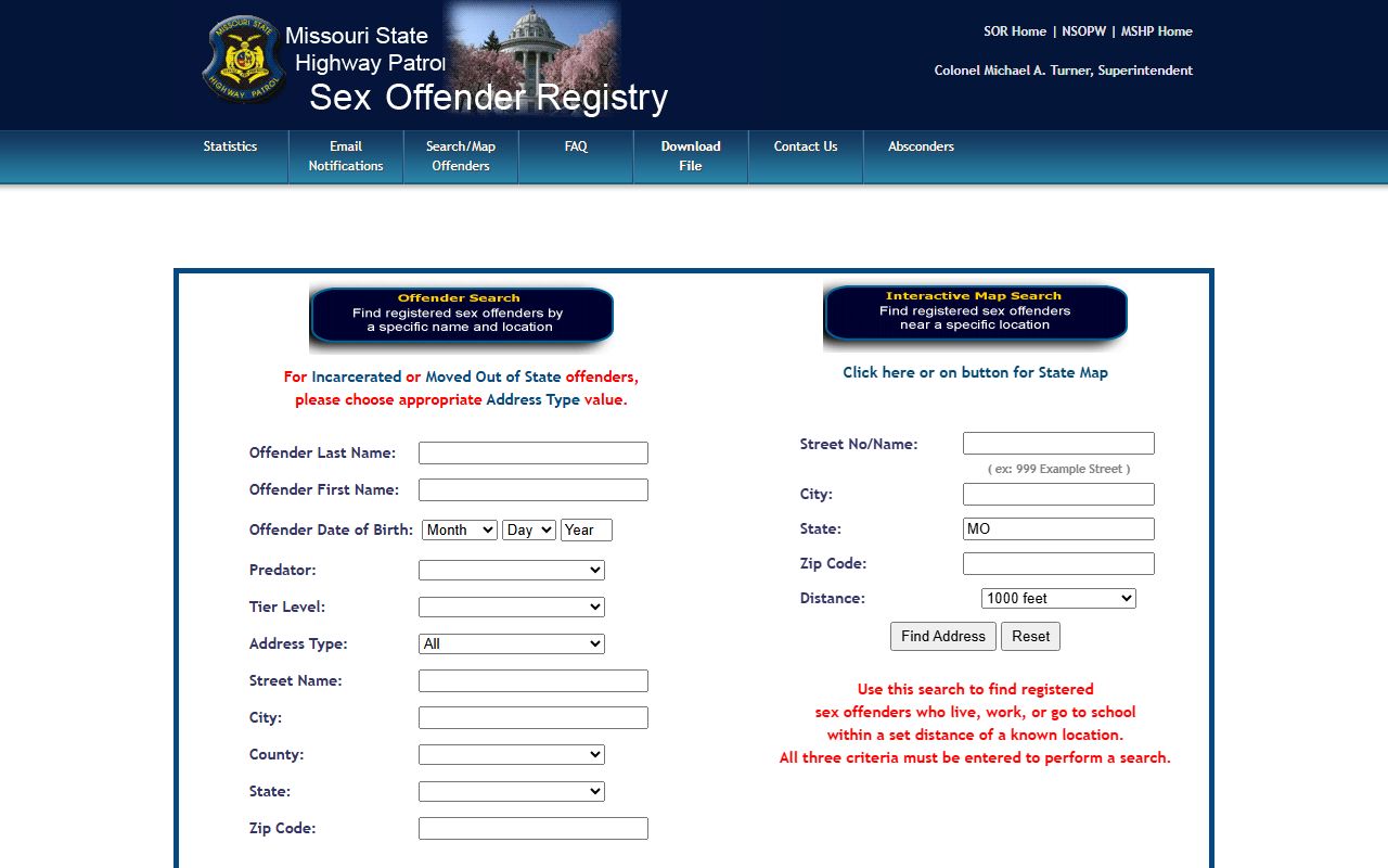 Laclede County arrest records Missouri sex offender registry search source