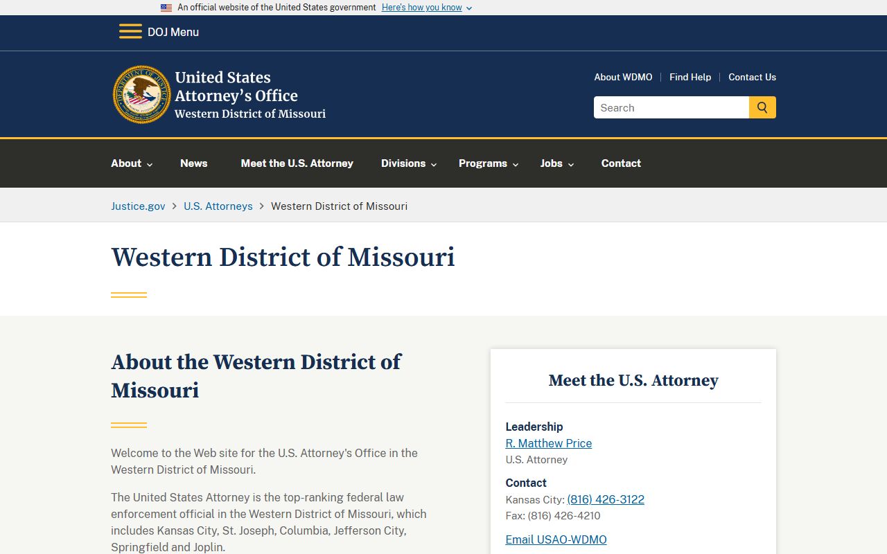 Laclede County court dockets federal court distinction