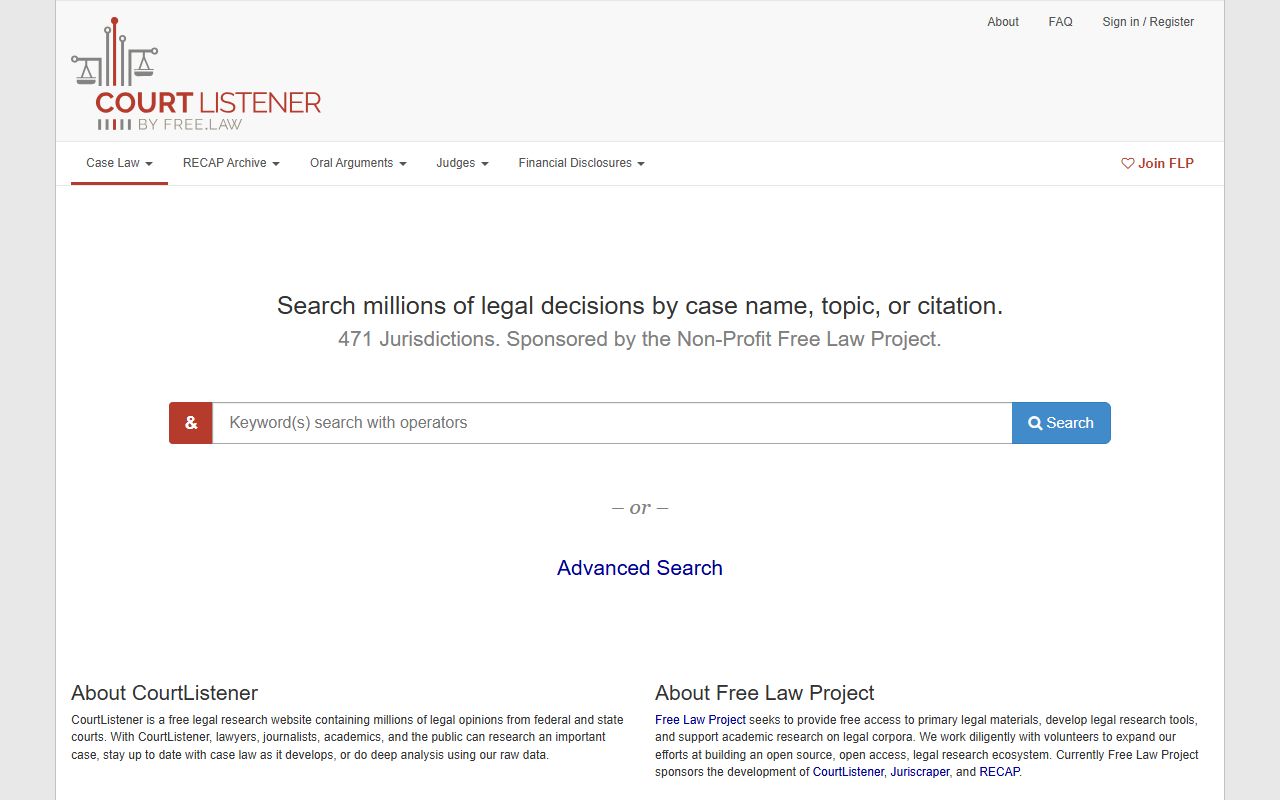 Laclede County probate records CourtListener public legal records source